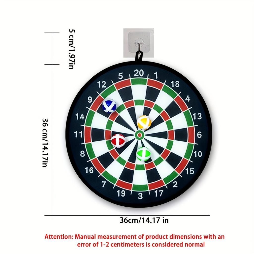 12 pezzi Set di freccette con palline adesive per interni ed esterni Giocattoli per l'allenamento dell'equilibrio Interazione genitori-bambini Regalo di compleanno Forniture per giochi per feste
