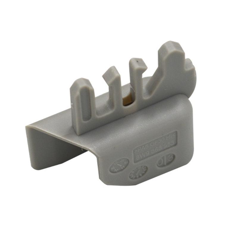 Trunk Cover Track Clip 8W9868953 8W9868954 for Cargo Cover Repair, Engineered Plastic Press In Rail Support Part for Vehicle Interior