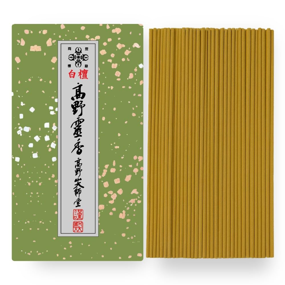 

Koya Reiko Incense Sticks Premium Sandalwood Large Box Approx. 290 Sticks 13.5cm Sandalwood Koya-san Daishido Made in Japan