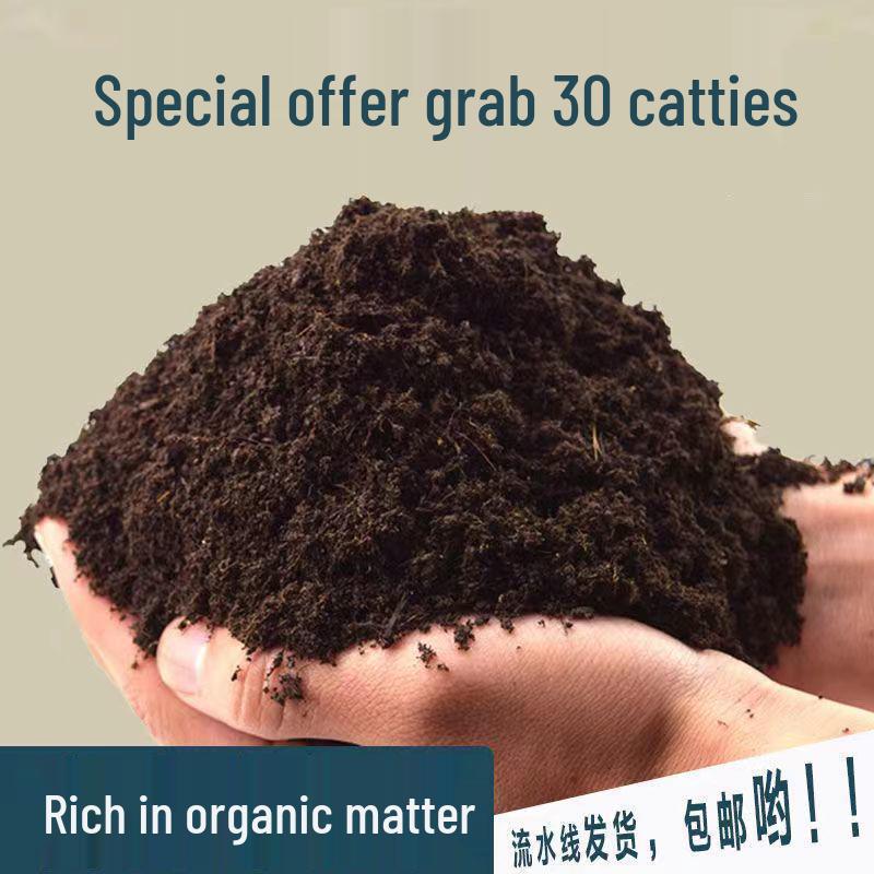 Organic Balcony Potting Soil for Vegetables and Flowers with Earthworm Castings