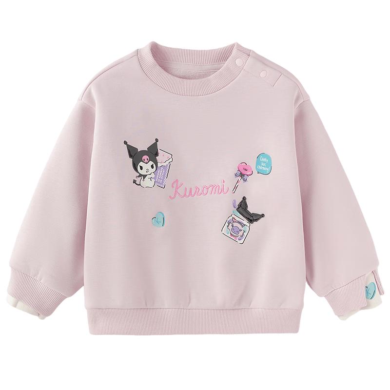 Balabala Girls' Winter Cartoon Pullover Sweatshirt