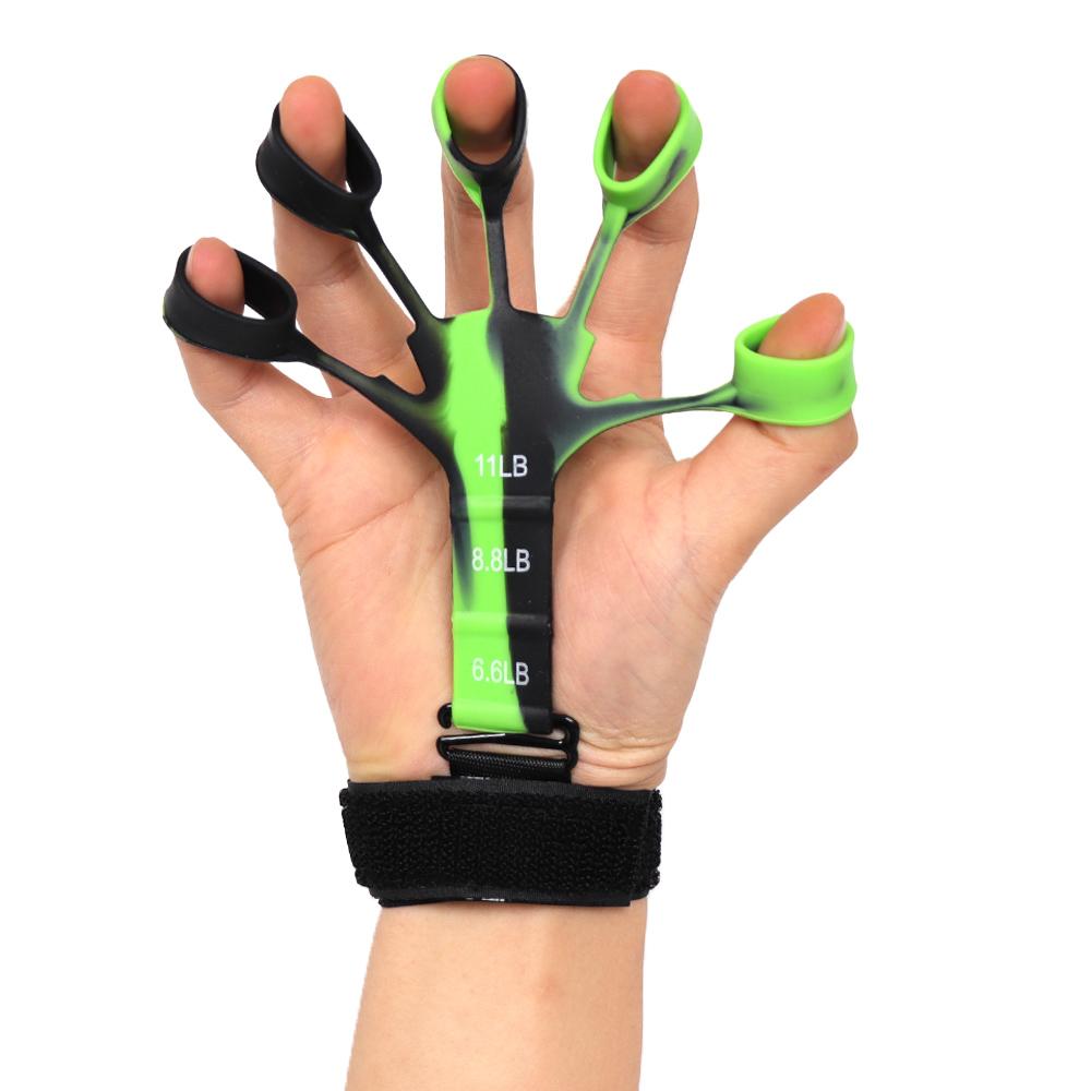 5 Finger Hand Therapy Grip Strengthener Silicone Exerciser For Wrist Rehabilitation And Recovery