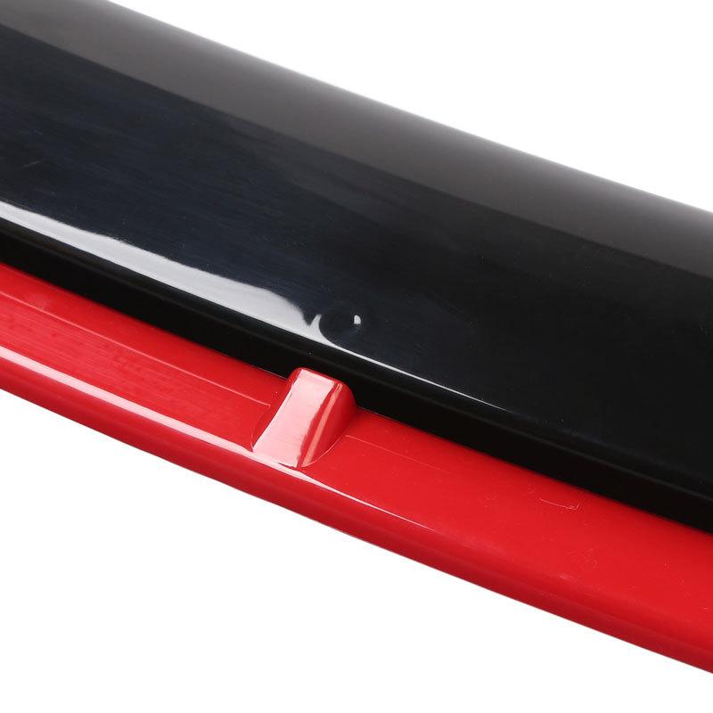 Universal Car Front Bumper Lip Body Kit Spoiler Splitter Diffuser  Red Black Blue Canard Splitter ABS Plastic Auto Modification