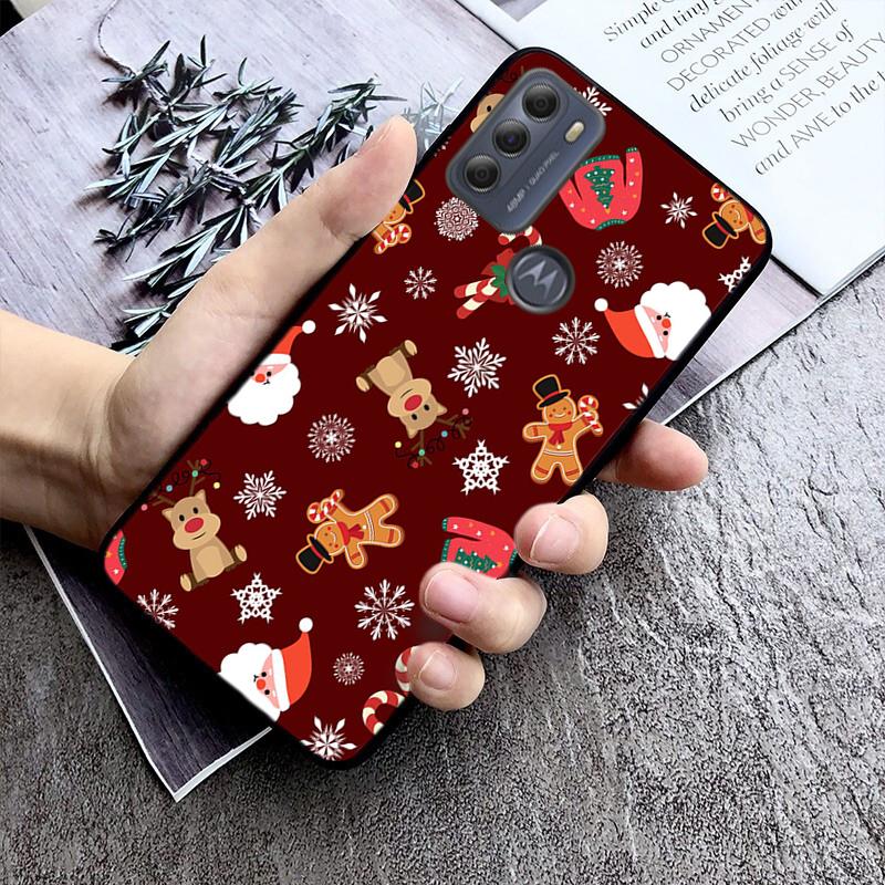 

Phone Case For Moto G85 G55 G05 G14 G75 G31 G50 G10 G20 G30 G60 G13 G32 G84 G54 G53 G72 G24 Power Christmas Deer Tree Moto G75