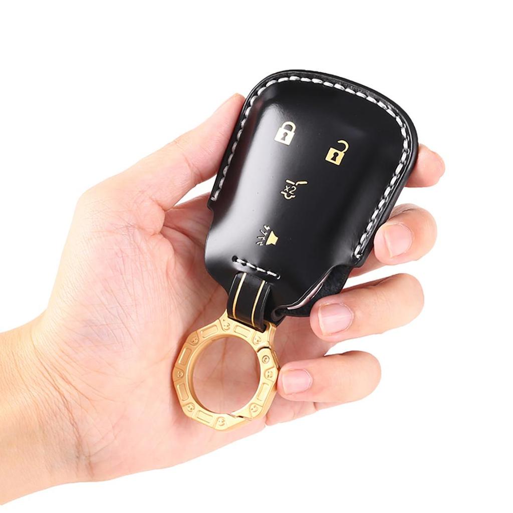 Suitable for Cadillac Xt5/xt6/ct5/ct6 Handmade Cowhide High-End Car Key Case Males Christmas Gift