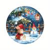 Large Crystal Velvet Non-Slip Water-Absorbent Christmas Carpet for Living Room and Bedroom