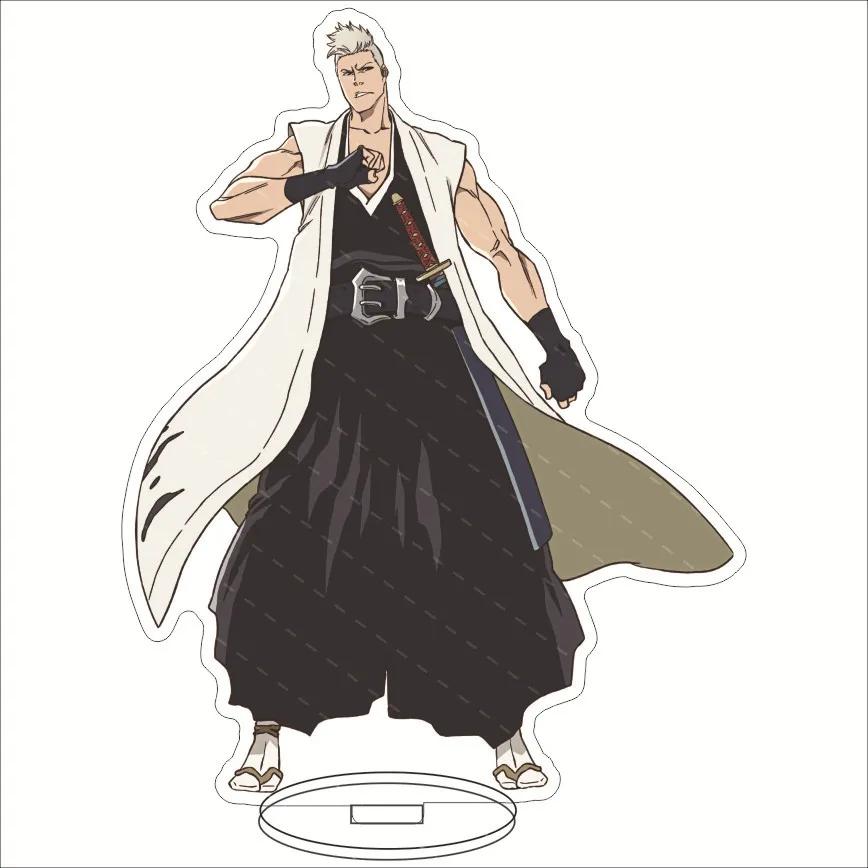 Anime BLEACH Acrylic Decorative Crafts Toy 15cm Ichigo Kurosaki Aizen Sousuke Collectible Figures Desktop Home Decoration