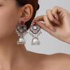 Retro Rhinestone Bell Dangle Earrings - Versatile Bohemian Style