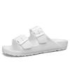 2025 New Men's Outdoor Beach Sandals Non-Slip Double Buckle Strap Comfortable Summer Slides for Casual Walking Water Activities