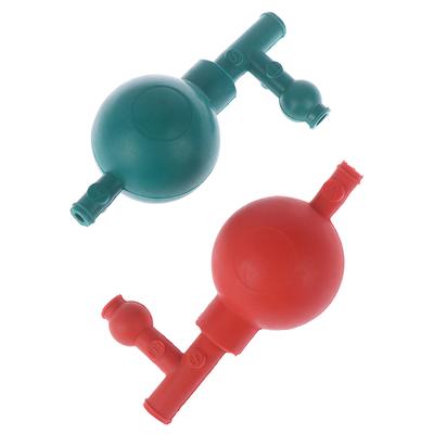 Llenador de pipeta cuantitativo de presión segura de bulbo de succión de goma de laboratorio con 3 válvulas