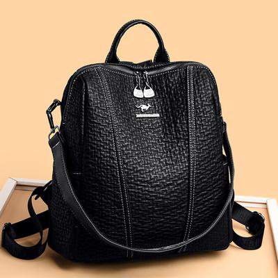 Zaino alla moda per donna, grande capacità, multiuso, casual, da viaggio, a spalla singola