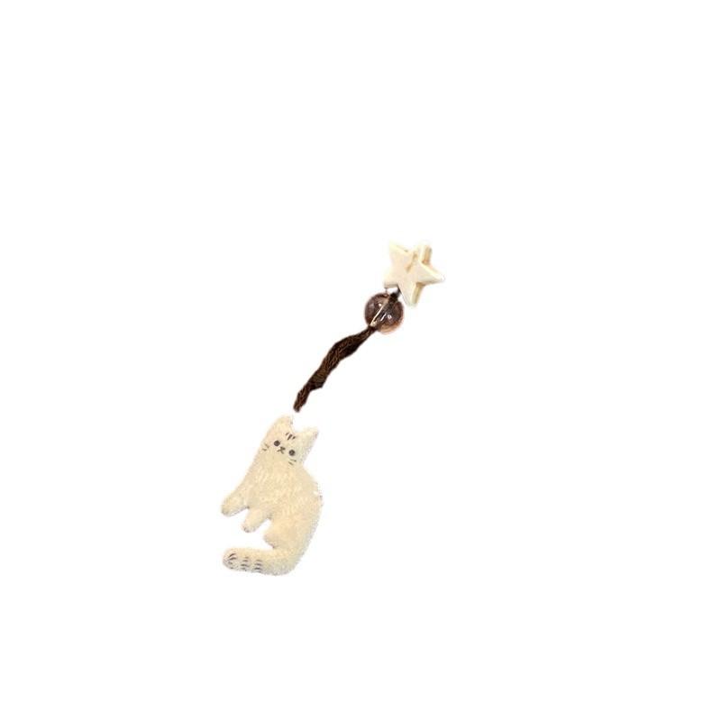 Cute Cartoon Cat Pendant Necklace Woven High-end Personality Necklace