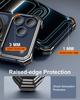 Metal Phone Case for iPhone 18 17 Pro Max for Magsafe Magnetic Stand 360°Rotate Frameless Shockproof Drop Protection Cover