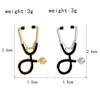 Stethoscope Enamel Lapel Pin Vibrant Multicolor Design Durable Badge for Medical Students Hospital Staff Daily Wear