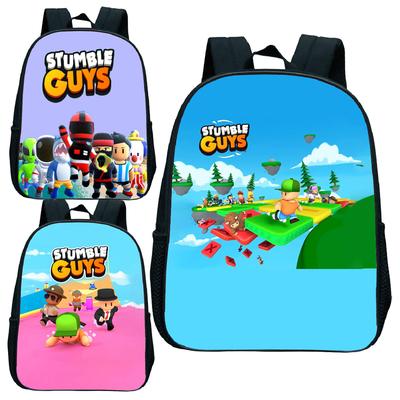 Stumble Guys Nursery Backpack Stumble Game Children Kindergarten Toddlers Student Schoolbag Shoulder Bag Kids Bags