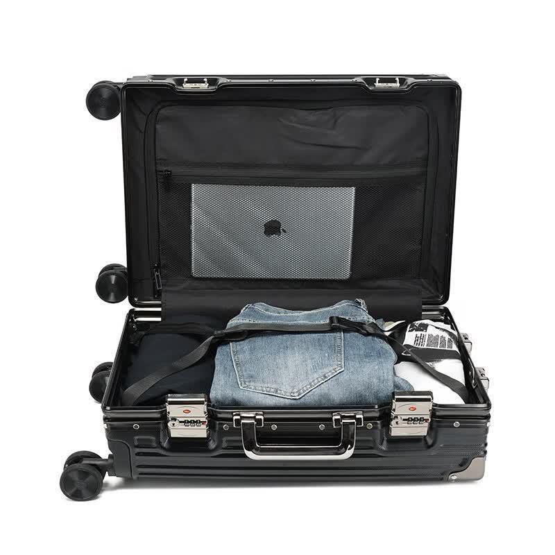 Hengyuanxiang HYX8045 Upgraded Aluminum Frame Carry-on Suitcase