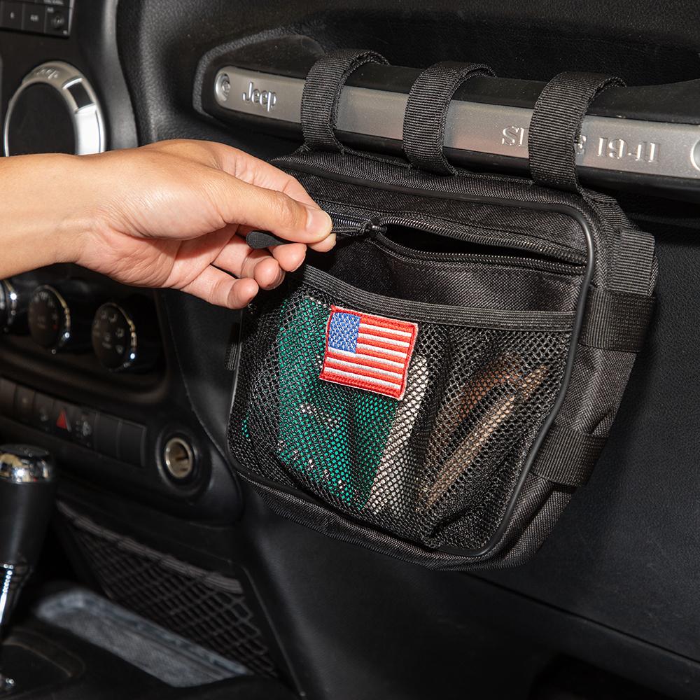 Cheap Grab Handle Storage Bag Passenger Organizer Bag for Jeep Wrangler