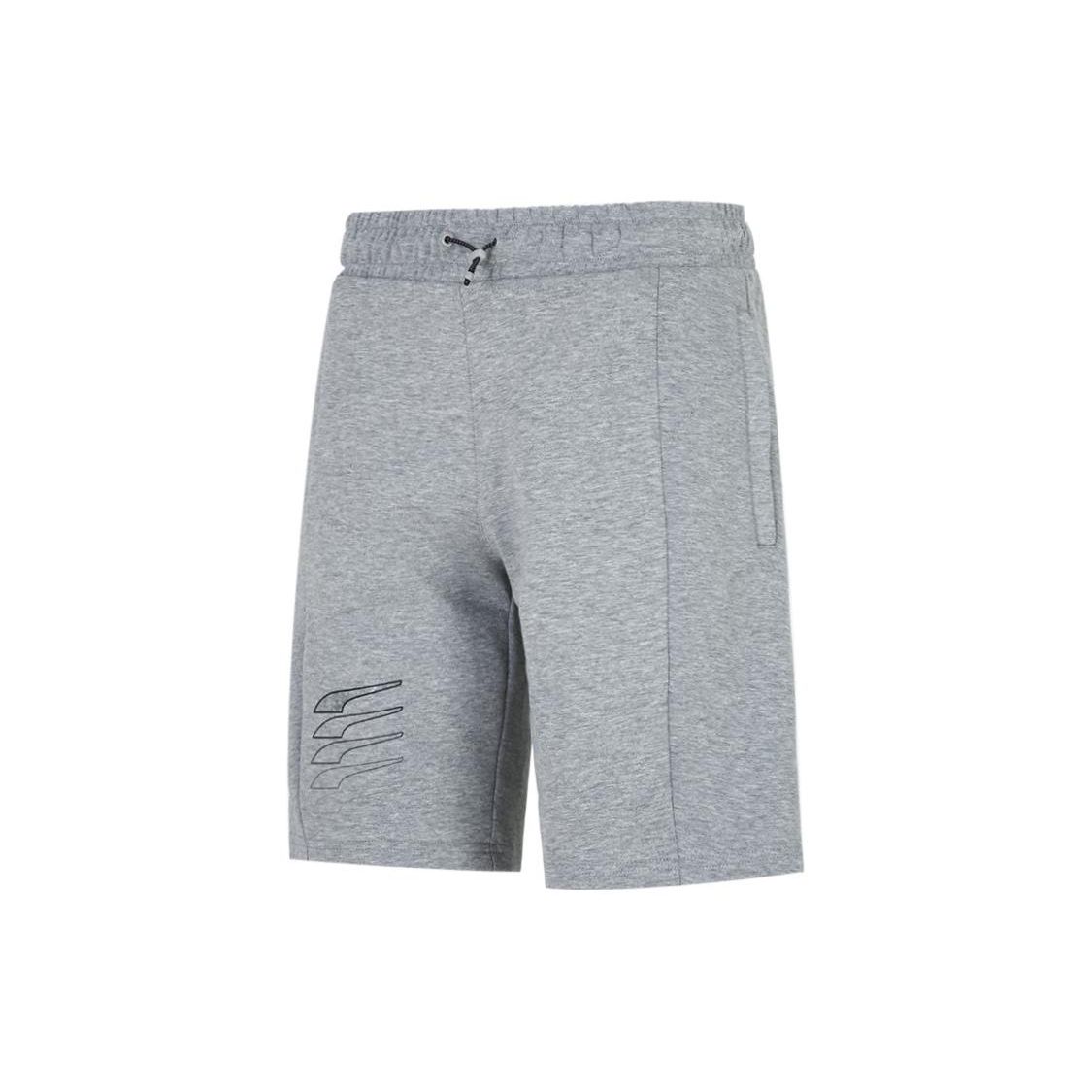 

Puma Logo Print Drawstring Шорты с прямыми штанинами Мужские плавки Серые 671724-03 M