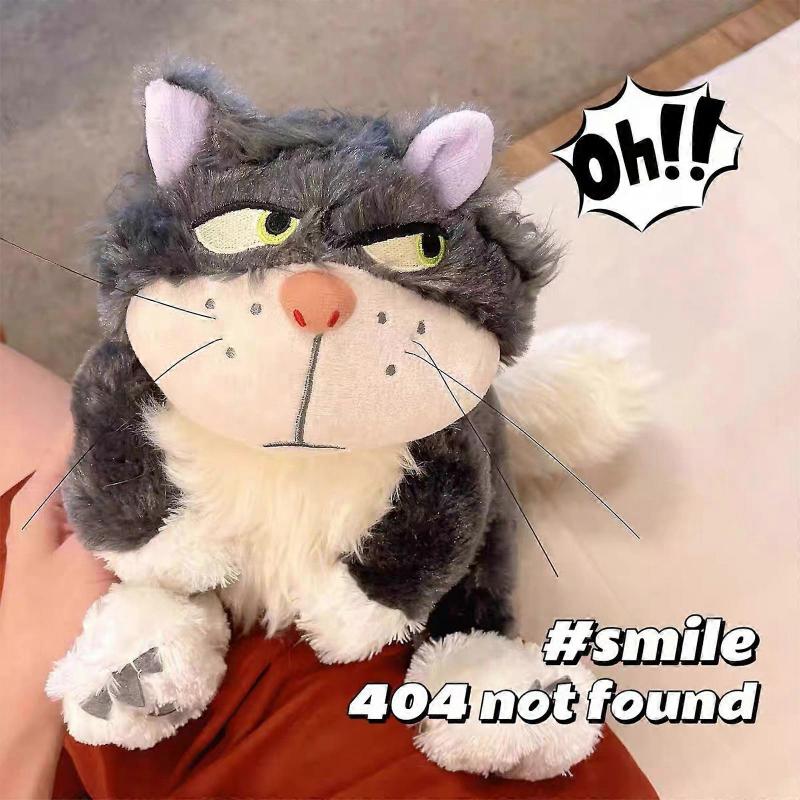 35/45cm Cat Plush Soft Filling Animal Doll Decor Children's Toy Birthday Gifts