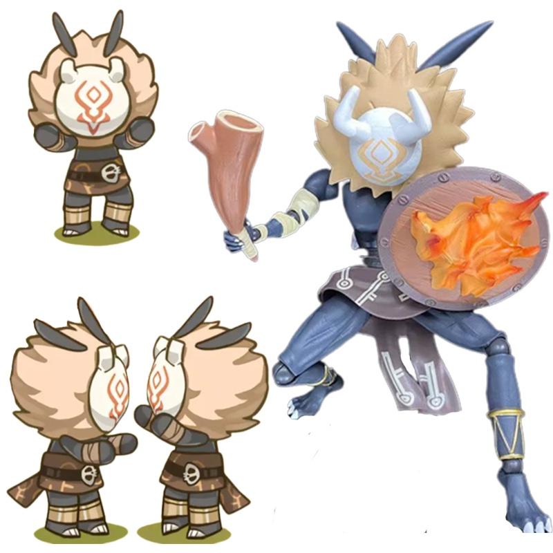 Original Genshin Impact Figma Chubby Soldier Action Figure 18.5cm Height Joint Movable