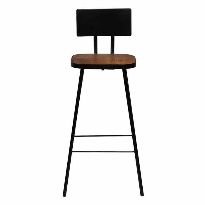 VidaXL Set of 2 Bar Stools, Pub Chair, Bistro Seat, Furniture for Dining Room Kitchen Living Room Home Interior, 245390