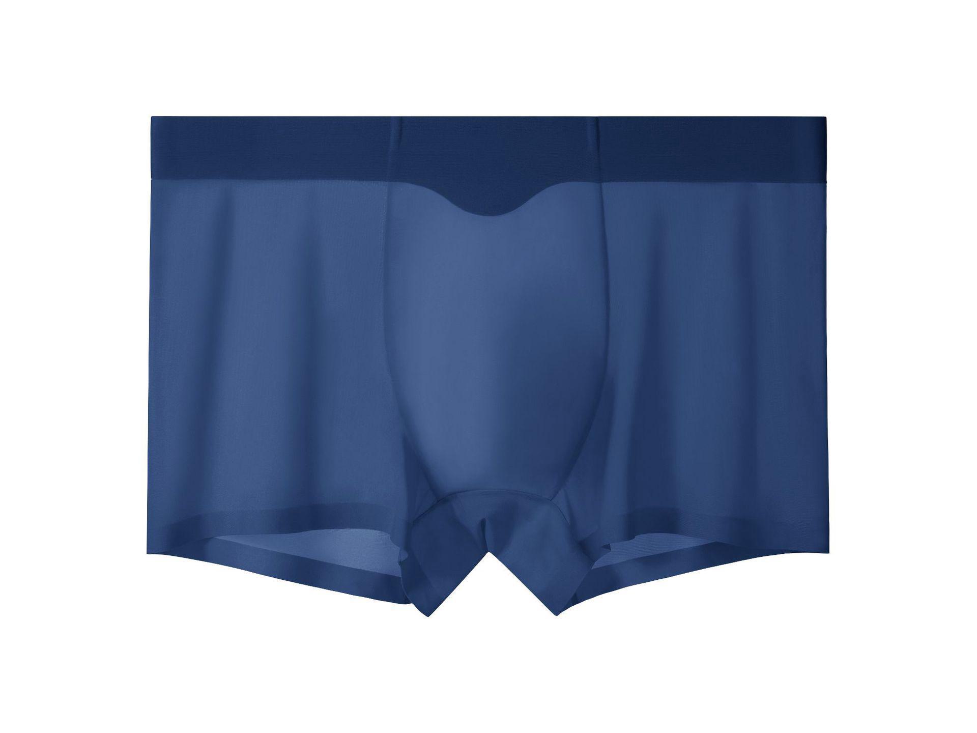 

Summer 120D Men s Ice Silk 3D Punching Seamless Underwear - Breathable, Thin, Sexy, Antibacterial Pants XXL