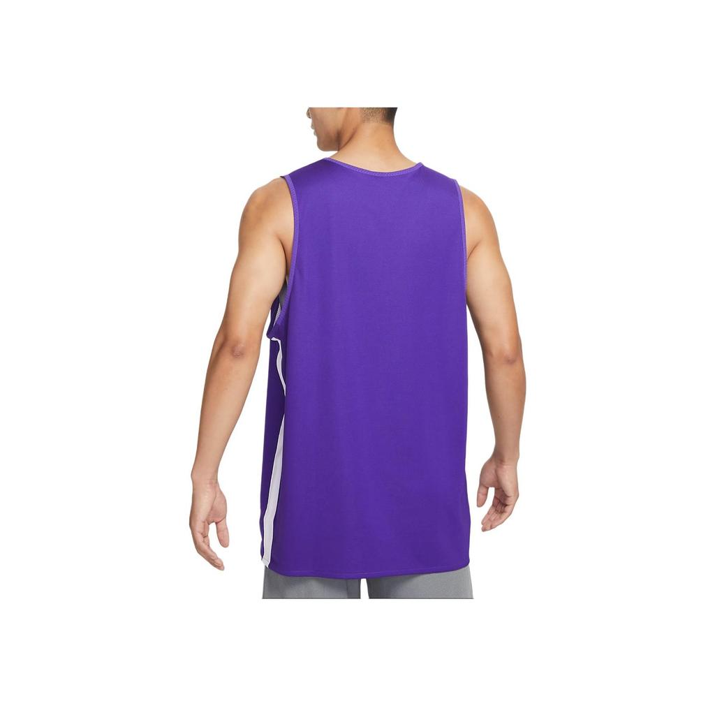 Nike Logo Print Quick-Dry Breathable Sleeveless Basketball Tank Top Men Tops Blue CQ4363-546