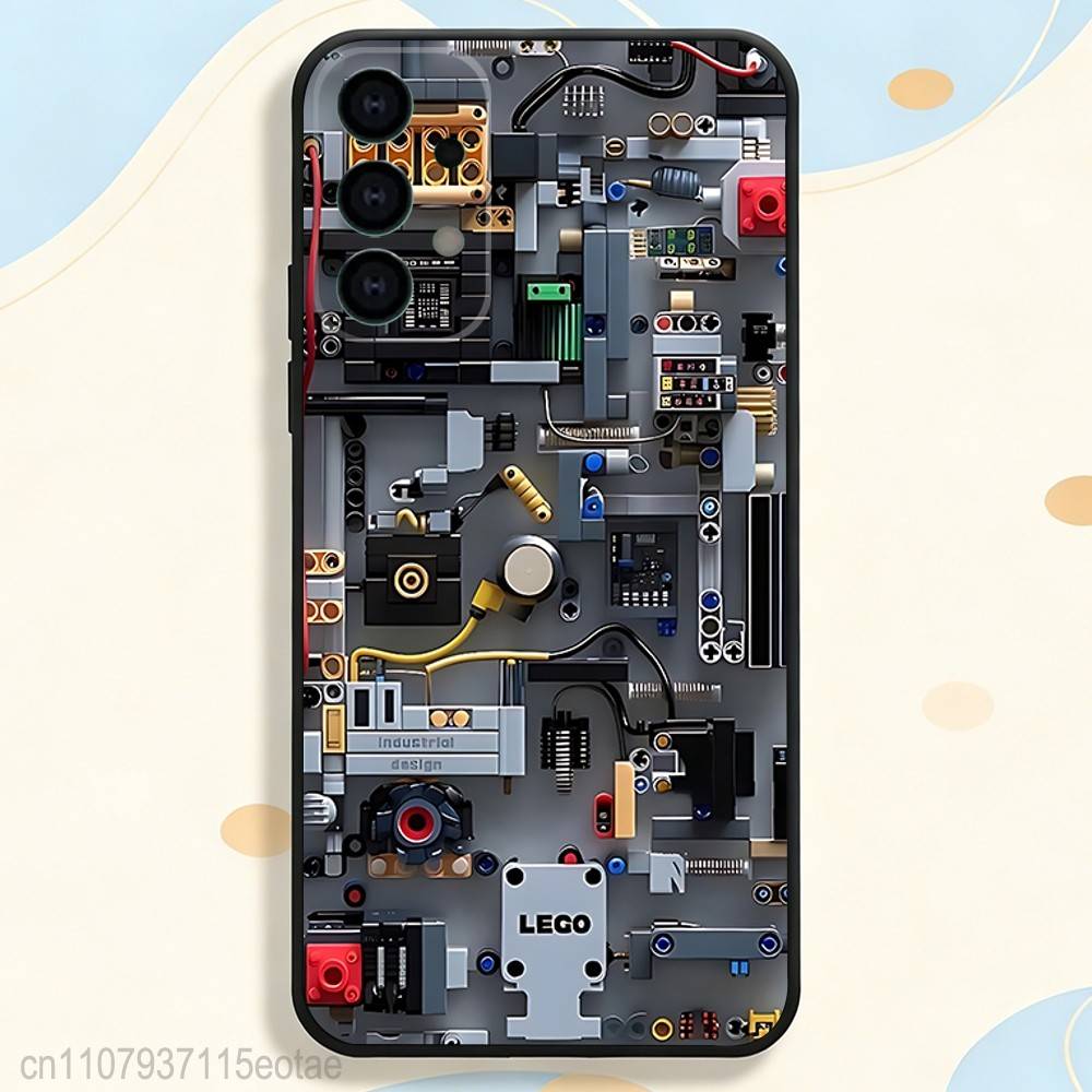 Imitation Circuit Board Pattern Phone Case For Samsung S25,S26,S24,S21,S22,S23,S30,Ultra,S20,Plus,Fe,Lite,5G Black Cover
