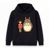 Kids Boys Girls Hoodie Pullover Sweatshirt, Cute Cartoon Girl And Forest Creature Print Casual Soft Long Sleeve Hooded Tops For Toddler
