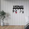 Iron Wall Hook Key Holder for Home Entryway Storage Organizer Garage Kitchen