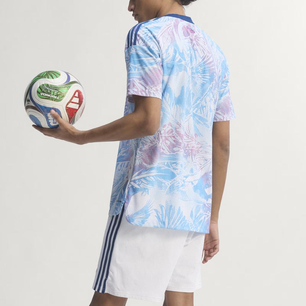 Adidas Costa Rica 26 Away Authentic Jersey Semi Blue Burst Men Tops KB7479