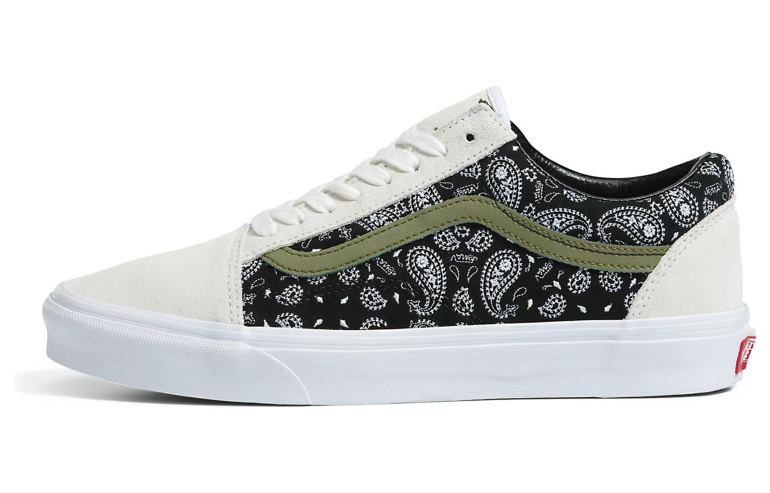 Vans Old Skool Paisley - Black White 36