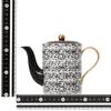 Francfranc Tweed Teapot, Black