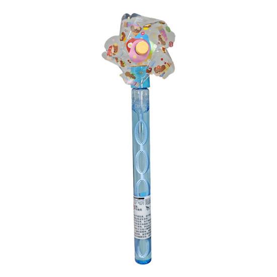 Windmill Bubble Wand Large Capacity Interactive Bubble Maker Cartoon Outdoor Summer Toy for Kids Bubble Playset for Party Picnic Beach B
