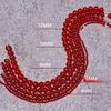 Natural Red Agate Beads, DIY Jewelry Beads, 7A Agate Round Bead Crystals