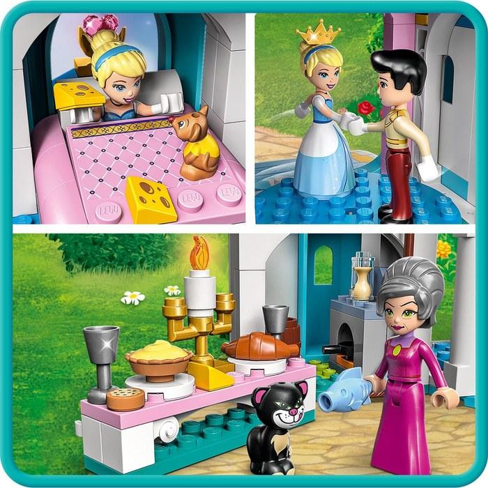 LEGO Disney Princess Cinderella and Prince Charming’s Castle 43206, Multicolor