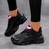 New thick-soled inner height increase autumn dad shoes sports mesh breathable