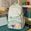 Schoolbag Japanese ins new schoolbag high value fresh sweet pain bag middle school student backpack light large capacity backpack