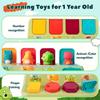 Button Dinosaur Switch Box Montessori Activity Pop Up Toy  Exercise Baby Fingers