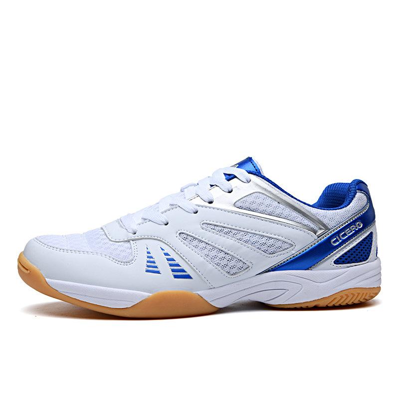 New badminton shoes men's breathable mesh comfortable volleyball shoes student competition training shoes couple table tennis shoes
