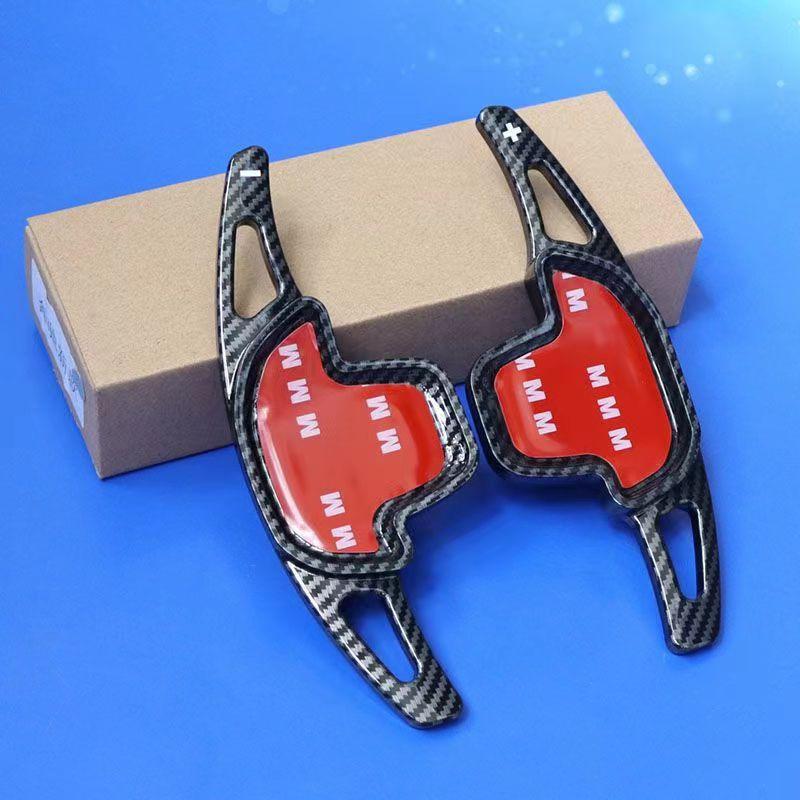 

Для GAC Empow 2022 2023 автомобильный руль переключения передач подрулевой переключатель передач наклейка ABS Carbon 2pcs