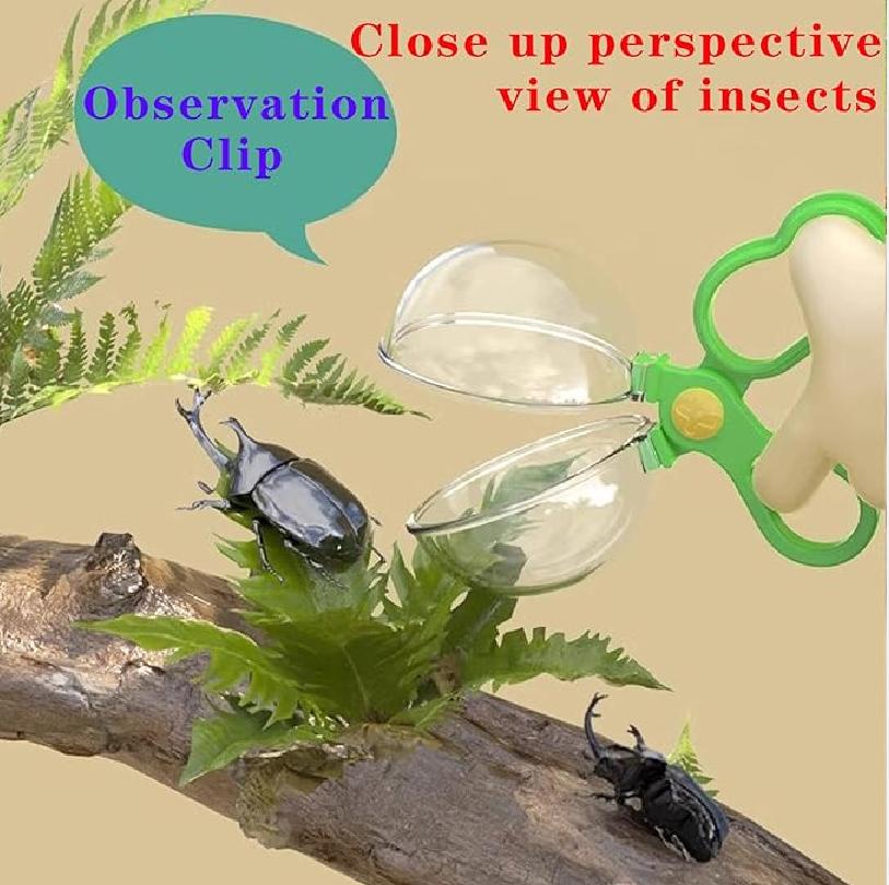 Kids Outdoor Adventure Nature Exploration Toys Insect Observation Kindergarten Experiment Bug Catcher Kit for Hiking,Camping