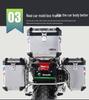 GSADV Quick-Release Aluminum Alloy Tail Box for 2016-2021 Qianjiang Jinpeng Benelli 502