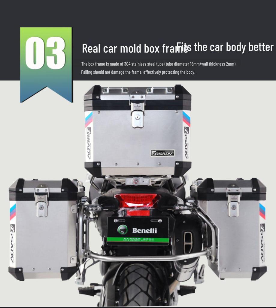 GSADV Quick-Release Aluminum Alloy Tail Box for 2016-2021 Qianjiang Jinpeng Benelli 502