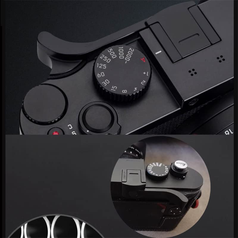 SIUTATDSH Daumengriff Anwendbar Leica M11 M11P Daumenauflage Kameragriff Blitzschuh Hand Daumen Daumengriff Griff, Griff, (Schwarz)