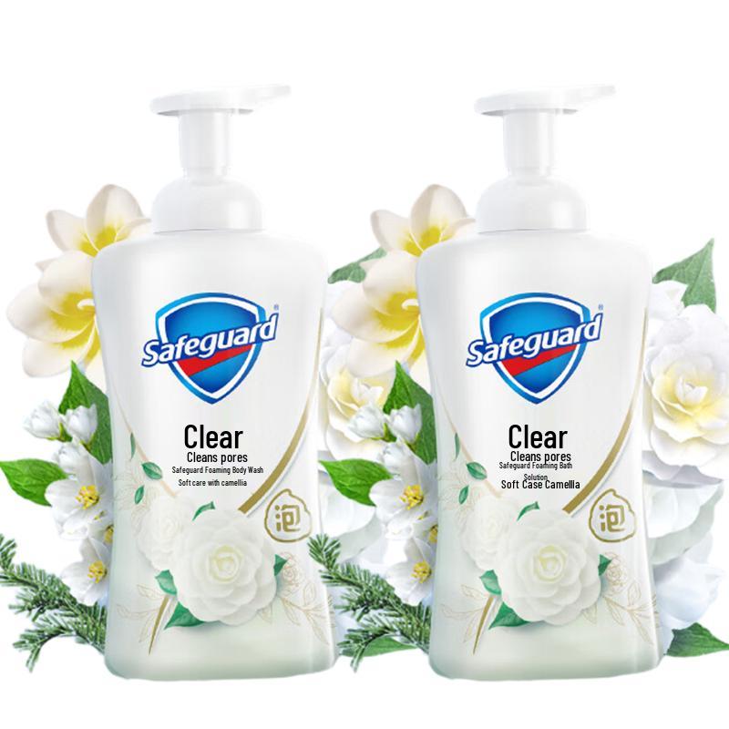 Safeguard Gentle Camellia Scented Foaming Body Wash 700g