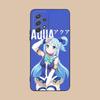 Konosuba Aqua Matte TPU Mobile Phone Case for Samsung Galaxy A56 55 54 53 52 51 36 35 34 23 16 15 5G Colorful Cover