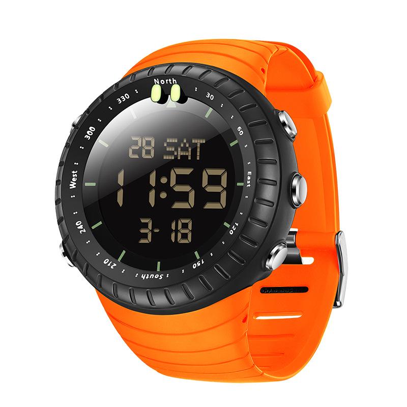 Sanda Cold Light Large Screen Waterproof Digital Sports Watch