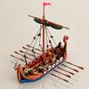 MOC Middeleeuws Viking Schip 463 STuks Oceaan Avontuur Navigatie Boot Bouwstenen Educatief Kind Blokken Speelgoed Set Volwassen Cadeau