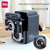 Deli 0668 Retro Large-Caliber Adjustable Hand-Crank Pencil Sharpener